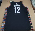 Maillot de Basket #12 Harris Brooklyn Nets 2024-25 City Edition Noir